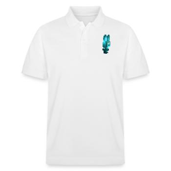 Happy Bunny Adventure Mädchen Tochter T-Shirt Kapuzenpullover - Stanley/Stella Unisex Bio-Poloshirt PREPSTER - Weiß - Vorne - Roxy (174cm) & Andy (188cm)