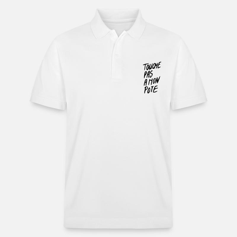touche pas a mon pote - Polo PREPSTER bio Stanley/Stella Unisexe - blanc