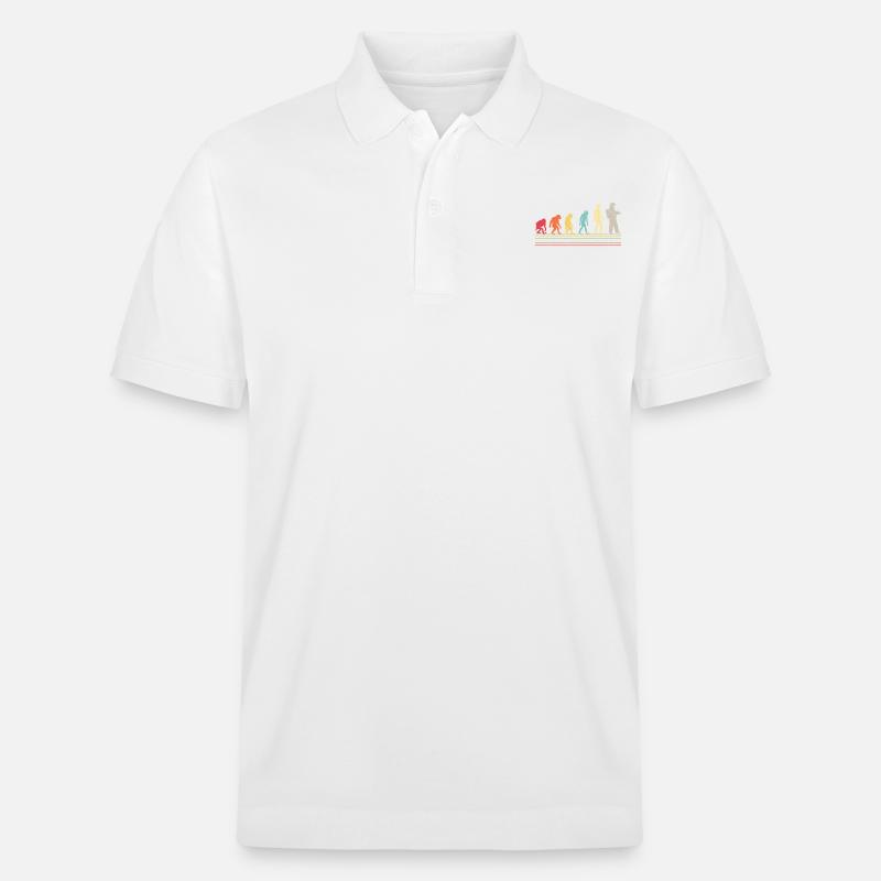 Evolution Firefighters Firefighters players - Stanley/Stella Unisex Organic Polo Shirt PREPSTER - white