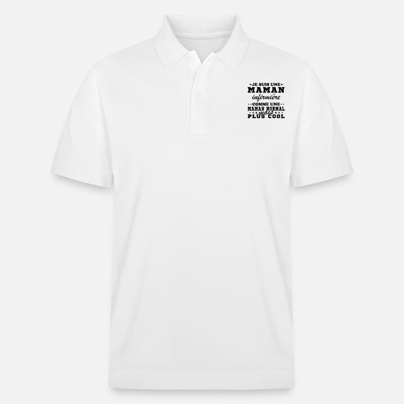 Ich bin eine Krankenschwester - Stanley/Stella Unisex Bio-Poloshirt PREPSTER - Weiß