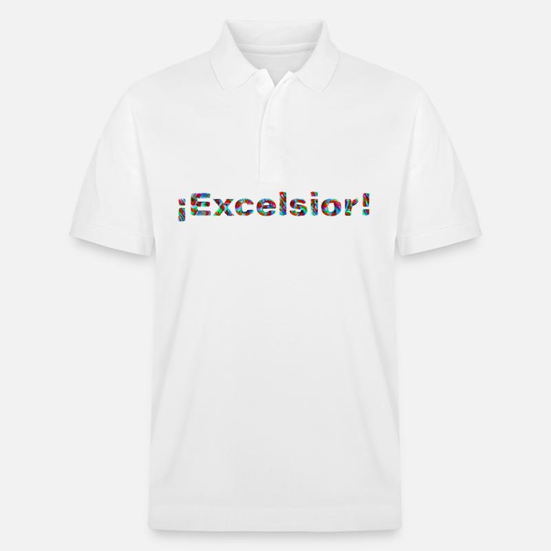 Excelsior - Polo ecologica unisex PREPSTER di Stanley/Stella - bianco