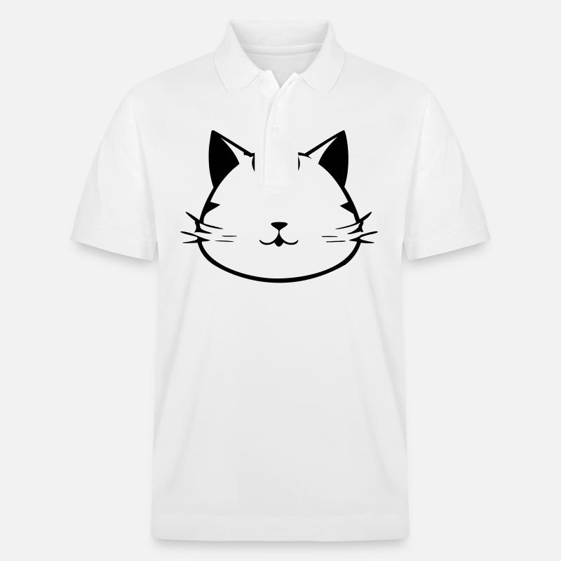 Chat - Polo PREPSTER bio Stanley/Stella Unisexe - blanc