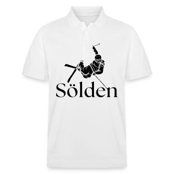 Sölden - Alpes - Tyrol - Vacances au ski - Ötztal - Polo PREPSTER bio Stanley/Stella Unisexe - blanc - Devant - Roxy (174cm) & Andy (188cm)