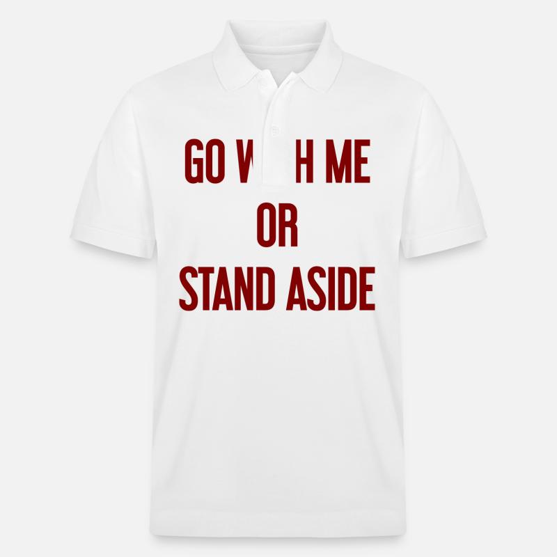 Geh mit oder beiseite - Stanley/Stella Unisex Bio-Poloshirt PREPSTER - Weiß