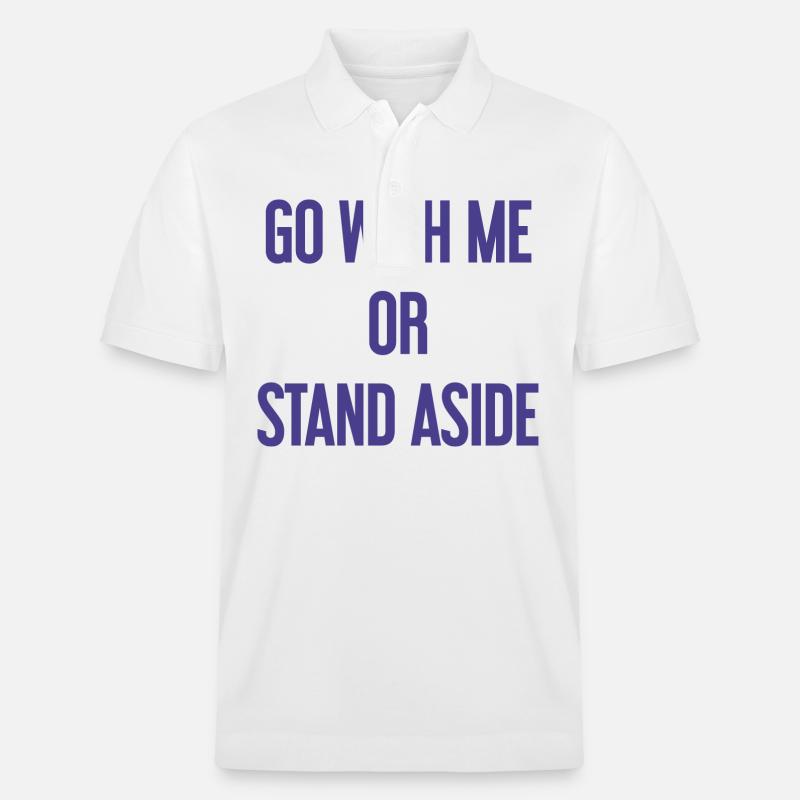 Geh mit oder beiseite - Stanley/Stella Unisex Bio-Poloshirt PREPSTER - Weiß