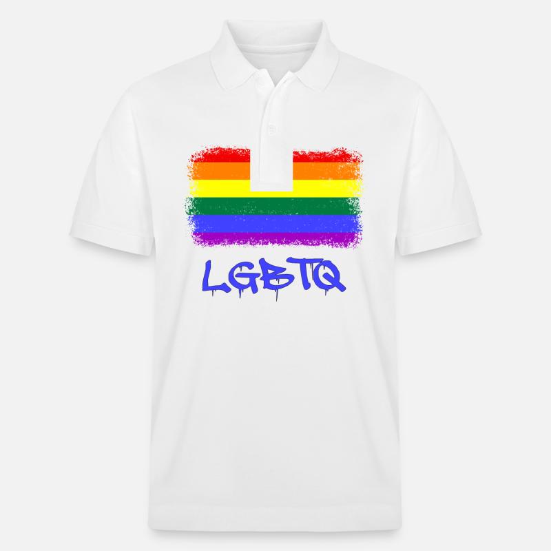 LGBTQ - Stanley/Stella Unisex Bio-Poloshirt PREPSTER - Weiß