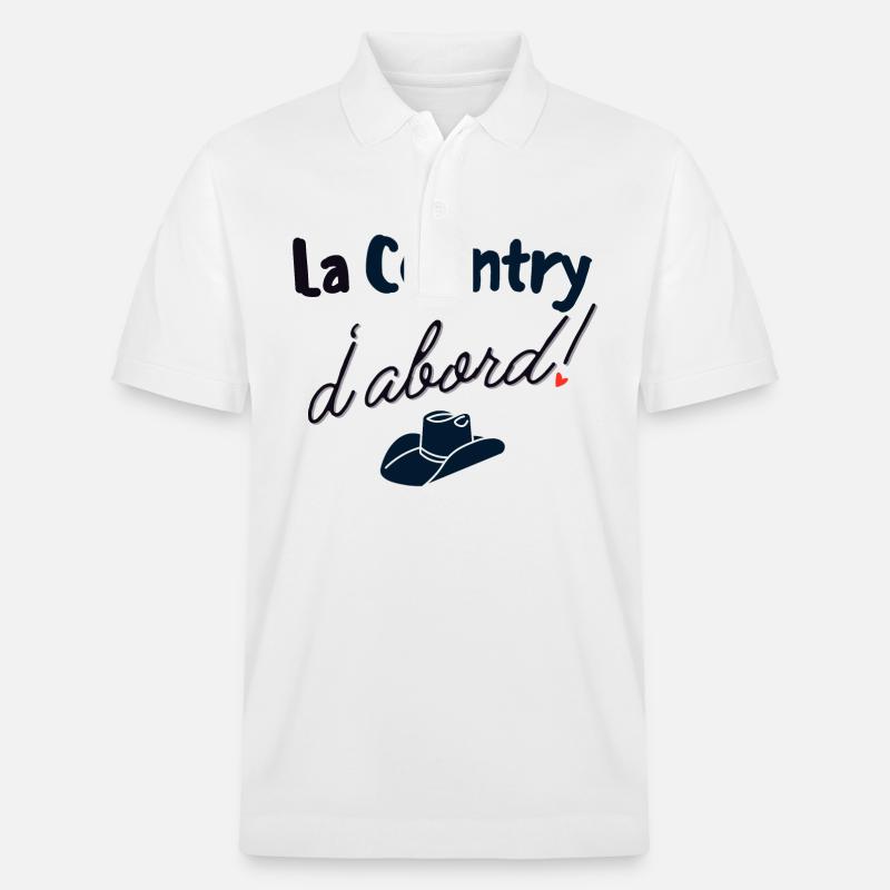 La County d'abord - Polo PREPSTER bio Stanley/Stella Unisexe - blanc
