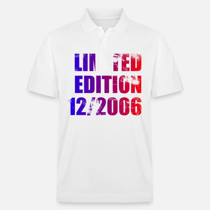 17e Anniversaire Edition Limitée 12/2006 - Polo PREPSTER bio Stanley/Stella Unisexe - blanc