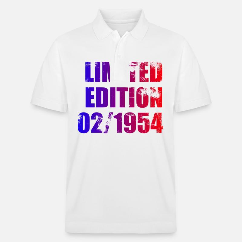 70e anniversaire Edition limitée 02/1954 - Polo PREPSTER bio Stanley/Stella Unisexe - blanc