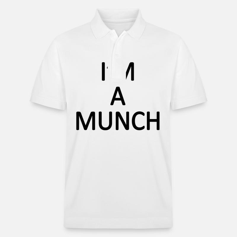 Im a munch - Stanley/Stella Unisex Bio-Poloshirt PREPSTER - Weiß