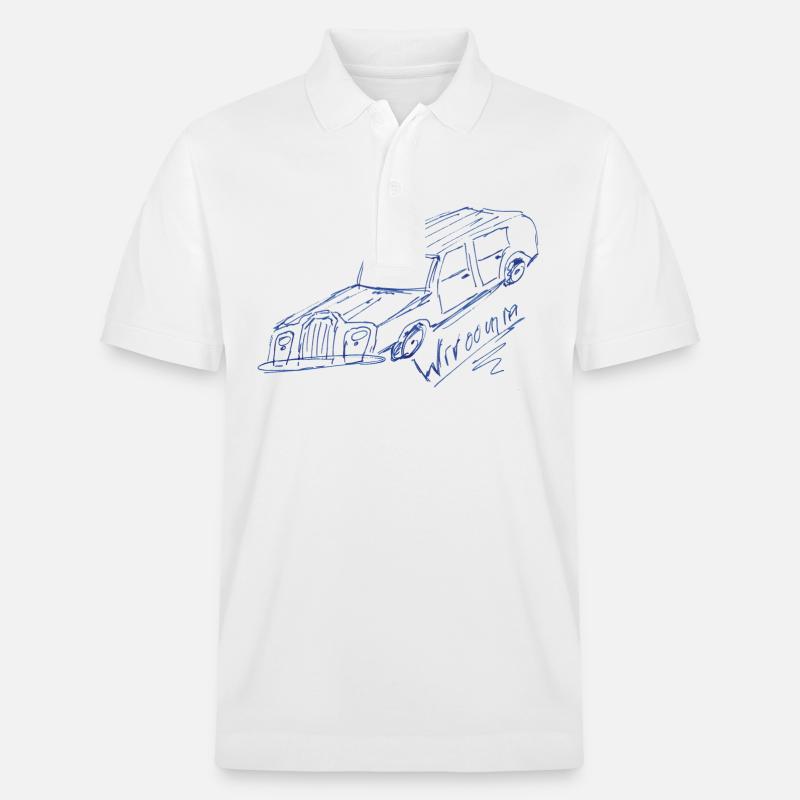 wrrroommm for white - Stanley/Stella Unisex Bio-Poloshirt PREPSTER - Weiß