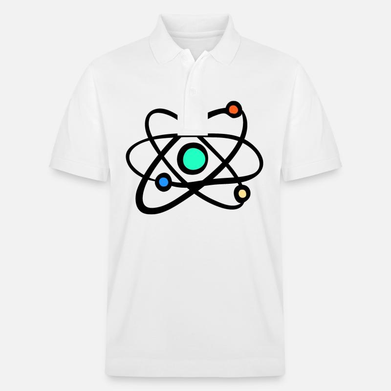 Atome Physik - Stanley/Stella Unisex Bio-Poloshirt PREPSTER - Weiß