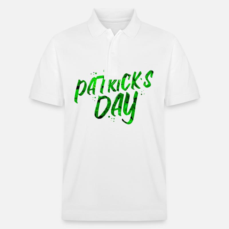 Fête de la Saint-Patrick - Polo PREPSTER bio Stanley/Stella Unisexe - blanc