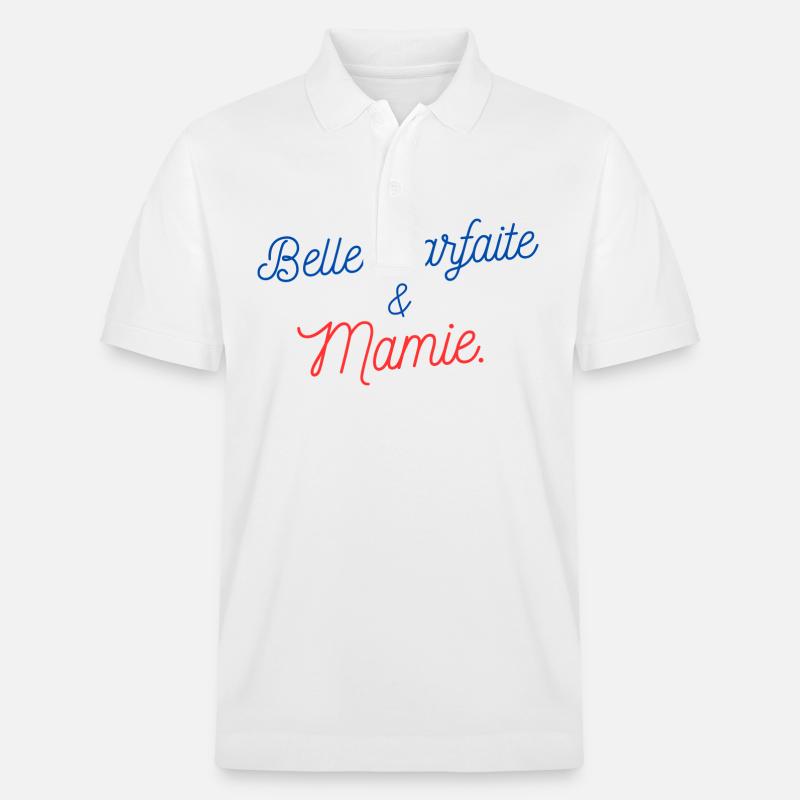 Femme Belle parfaite et mamie - Polo PREPSTER bio Stanley/Stella Unisexe - blanc