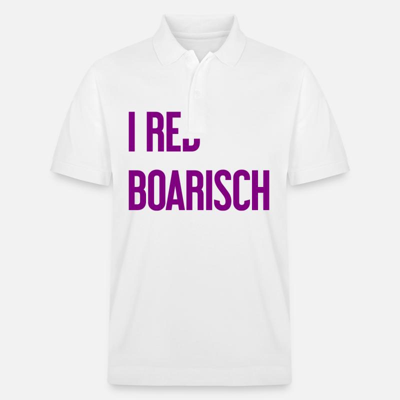 I boarisch rouge - Polo PREPSTER bio Stanley/Stella Unisexe - blanc