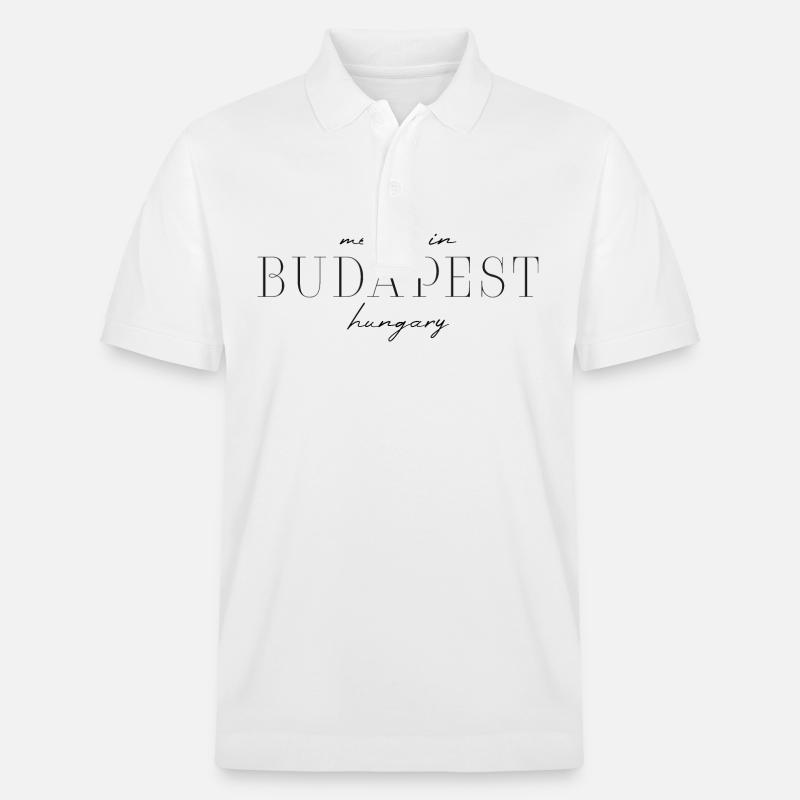 Découvrez Budapest avec ce t-shirt - Polo PREPSTER bio Stanley/Stella Unisexe - blanc
