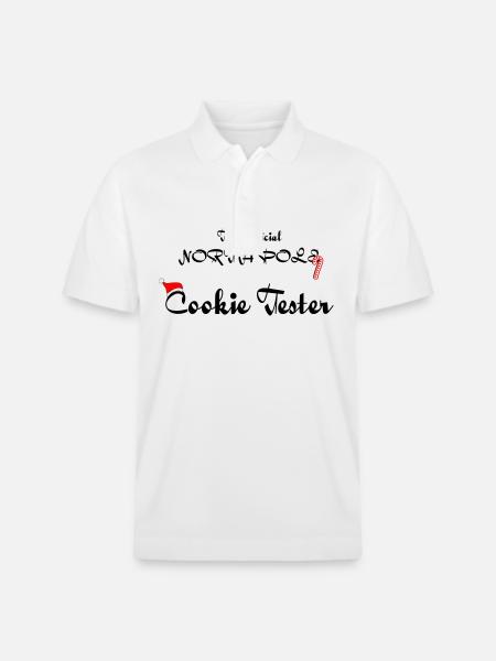 Offizieller Kekstester - Stanley/Stella Unisex Bio-Poloshirt PREPSTER - Weiß