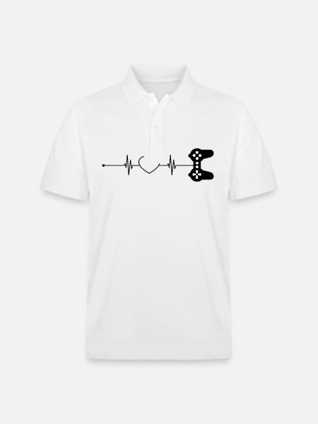 Herzschlag Spiele - Stanley/Stella Unisex Bio-Poloshirt PREPSTER - Weiß