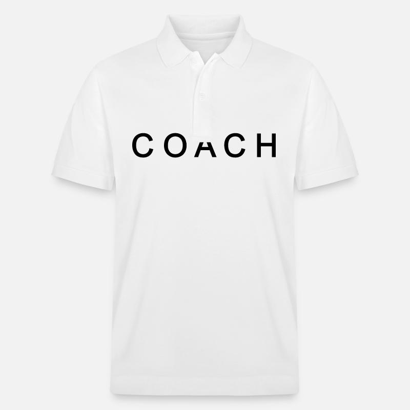 Coach - Stanley/Stella Unisex Bio-Poloshirt PREPSTER - Weiß