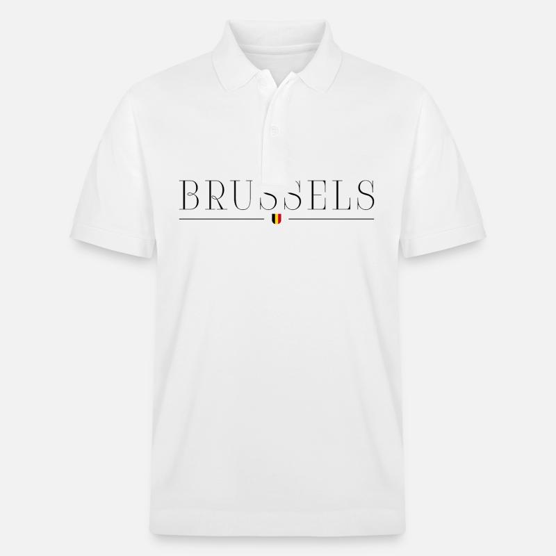 Bruxelles : élégance, chocolat, caractère - Polo PREPSTER bio Stanley/Stella Unisexe - blanc