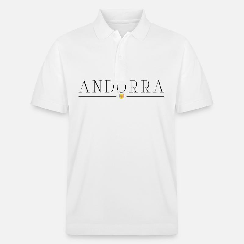Ich liebe Andorra - Stanley/Stella Unisex Bio-Poloshirt PREPSTER - Weiß