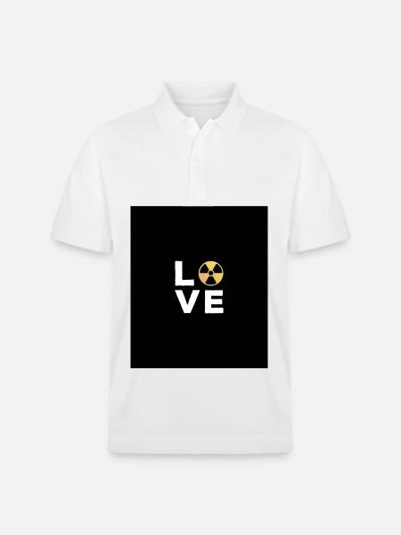 Love Gift Manip Radioologist Radiology - Stanley/Stella Unisex Organic Polo Shirt PREPSTER - white