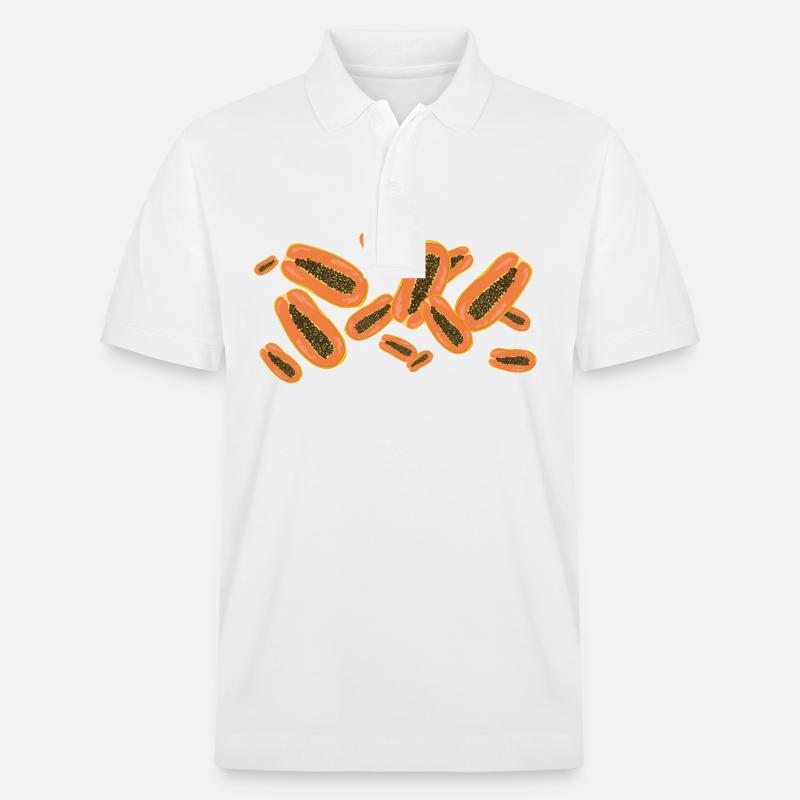 Der Duft der Papayas - Stanley/Stella Unisex Bio-Poloshirt PREPSTER - Weiß