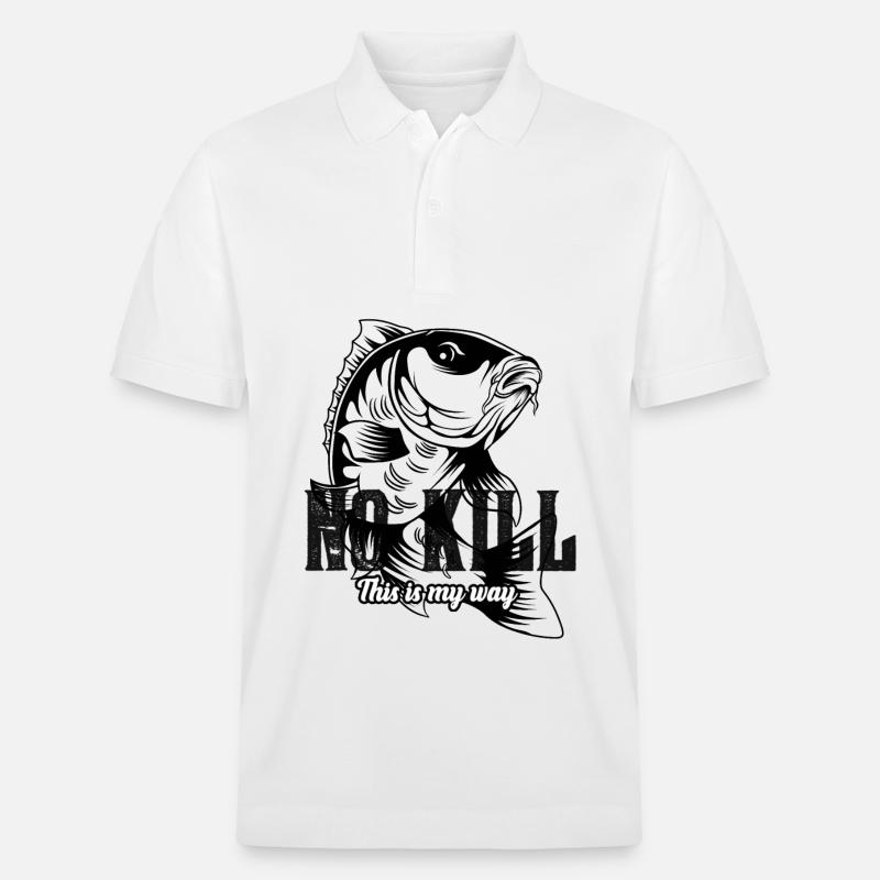 Carpe - no kill 2022 - Polo PREPSTER bio Stanley/Stella Unisexe - blanc