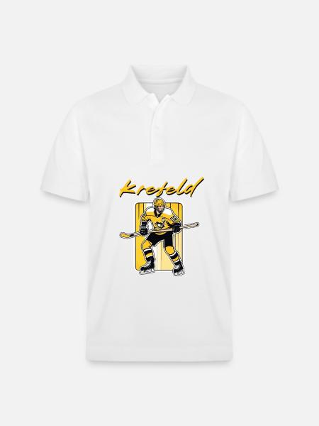 Krefeld Eishockey - Stanley/Stella Unisex Bio-Poloshirt PREPSTER - Weiß