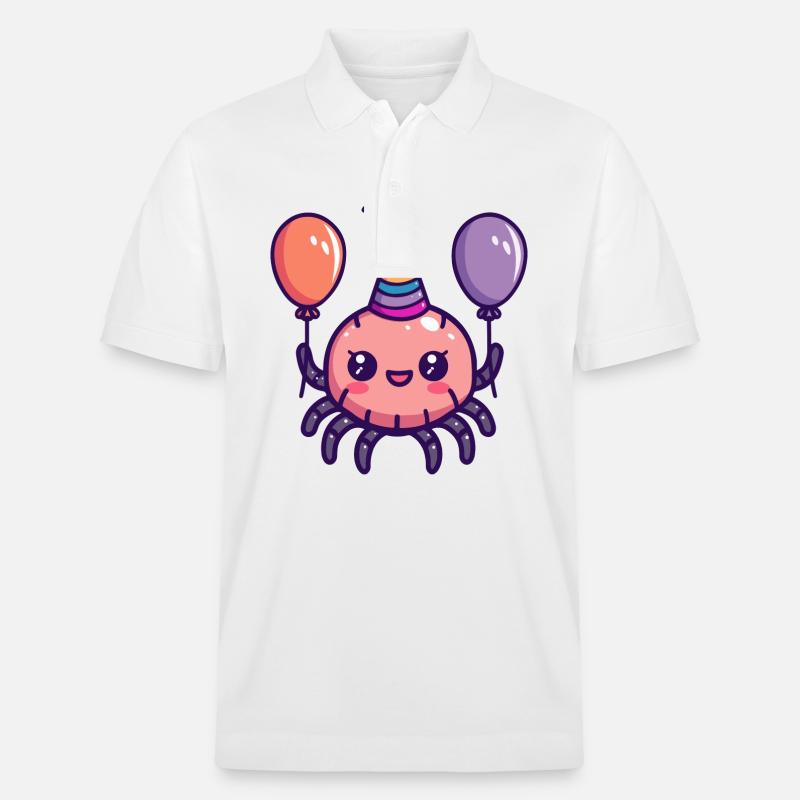 Bande dessinée d’anniversaire Tarentule - Polo PREPSTER bio Stanley/Stella Unisexe - blanc