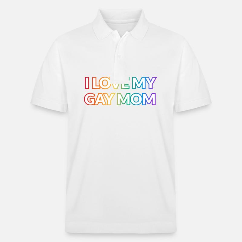 Ich liebe meine schwule Mutter - Stanley/Stella Unisex Bio-Poloshirt PREPSTER - Weiß
