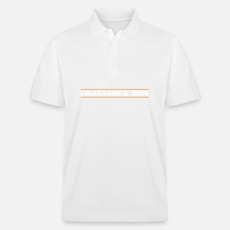 Majorque 2024 - Polo PREPSTER bio Stanley/Stella Unisexe - blanc