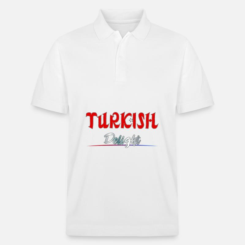Turkish Delight - Stanley/Stella Unisex Organic Polo Shirt PREPSTER - white