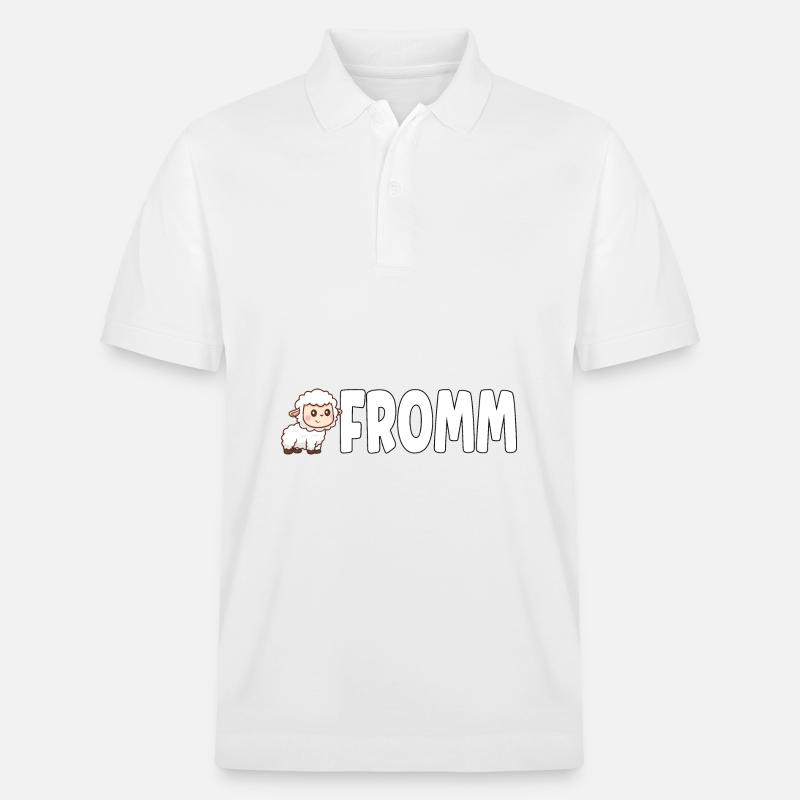 Lammfromm - Vous êtes innocent. TOUJOURS! - Polo PREPSTER bio Stanley/Stella Unisexe - blanc