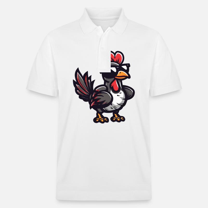 Truthan Comic Cool - Stanley/Stella Unisex Bio-Poloshirt PREPSTER - Weiß