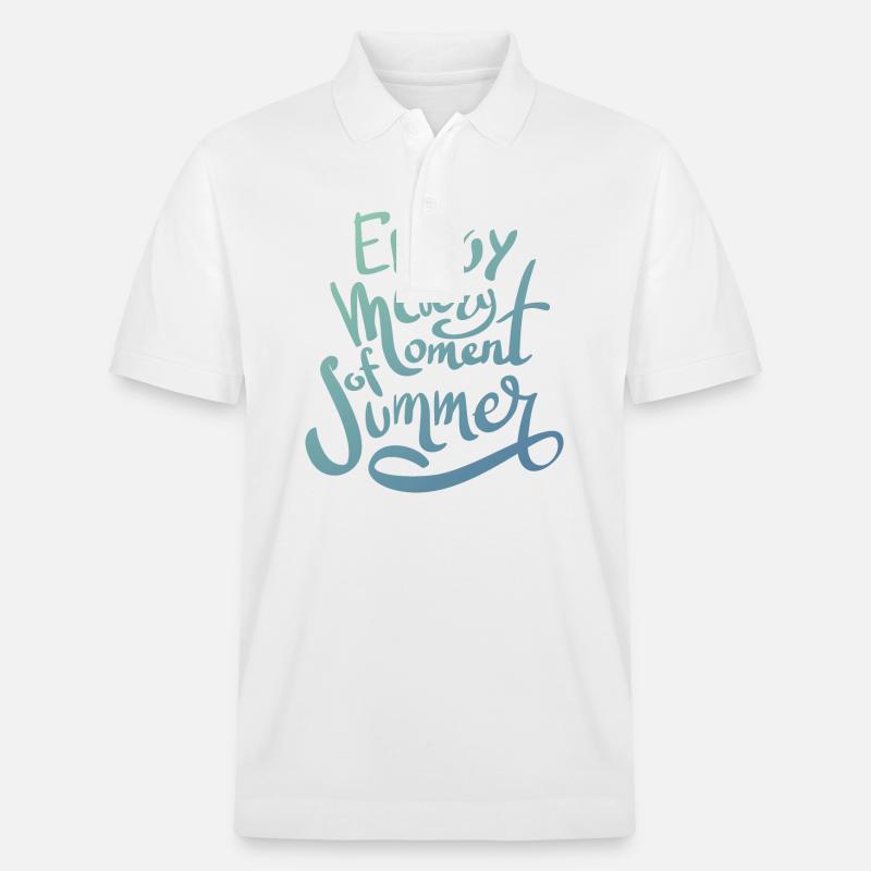 Sommer - Stanley/Stella Unisex Bio-Poloshirt PREPSTER - Weiß