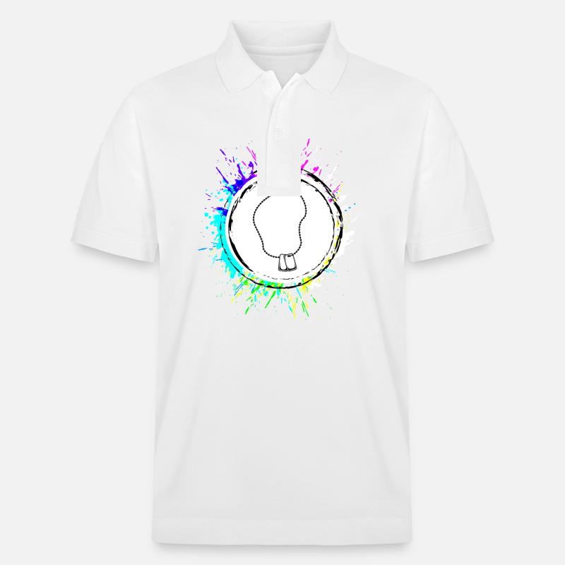 Abzeichen Icon symbol - Stanley/Stella Unisex Bio-Poloshirt PREPSTER - Weiß