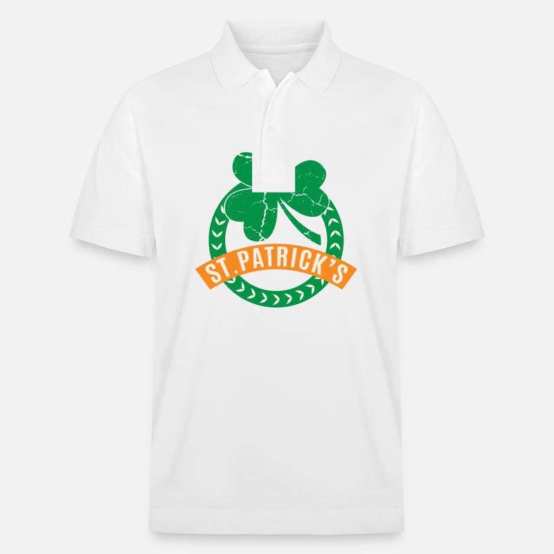 Fête de la Saint-Patrick - Polo PREPSTER bio Stanley/Stella Unisexe - blanc