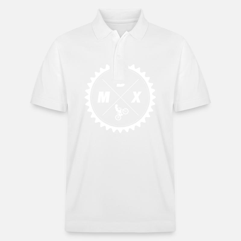 Fahrrad - Stanley/Stella Unisex Bio-Poloshirt PREPSTER - Weiß