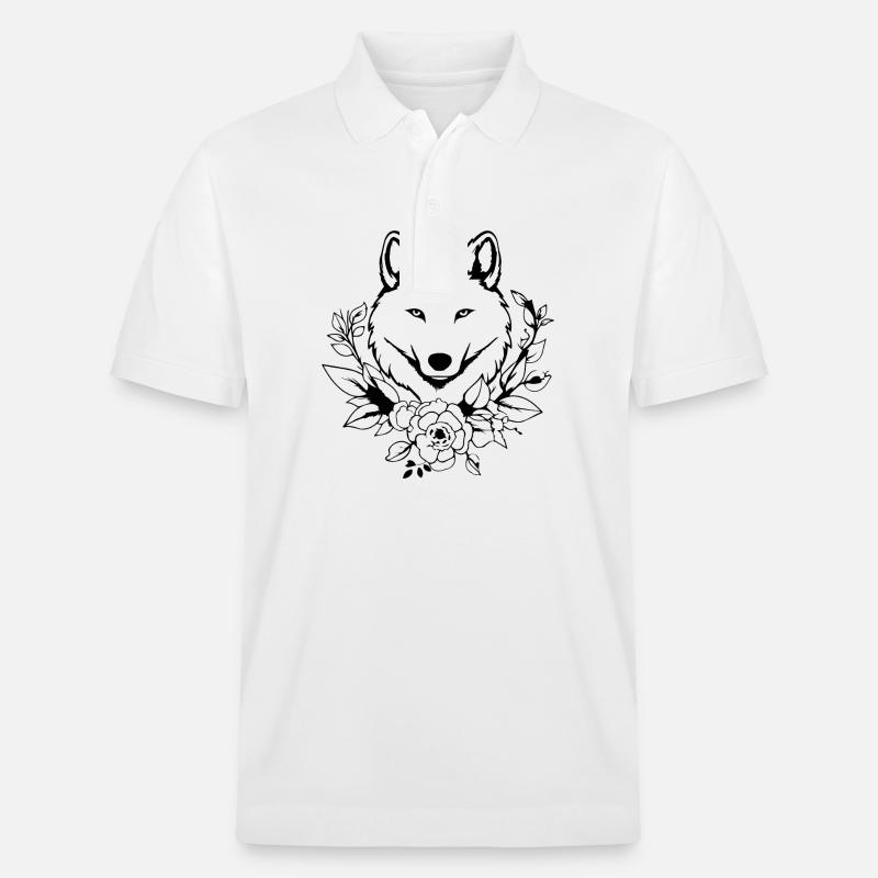 Wolf - Stanley/Stella Unisex Bio-Poloshirt PREPSTER - Weiß