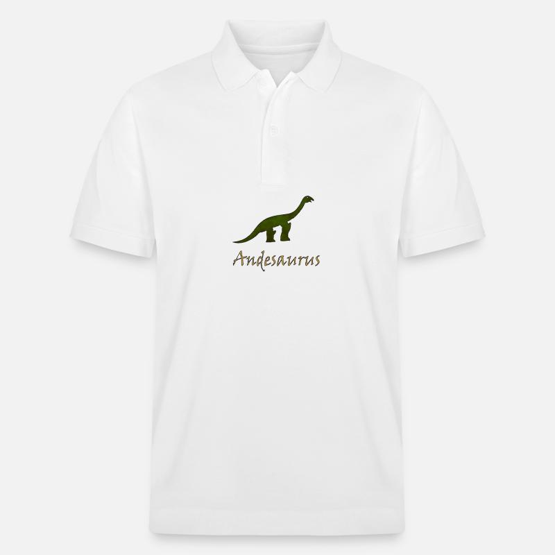 Andesaurus - Stanley/Stella Unisex Bio-Poloshirt PREPSTER - Weiß