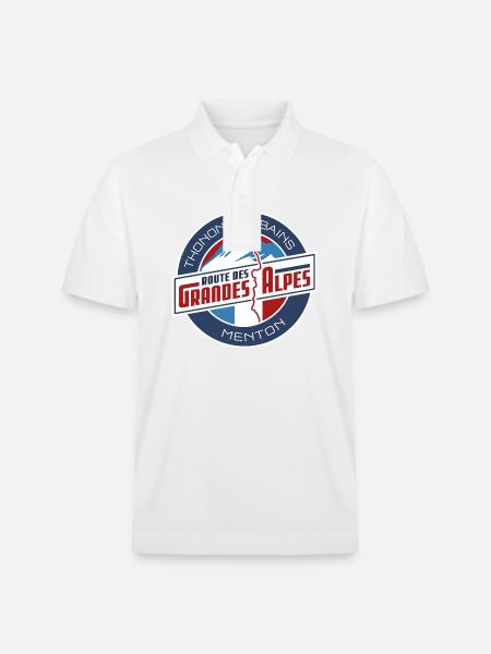 Route des Grandes Alpes | Thonon - Menton - Polo PREPSTER bio Stanley/Stella Unisexe - blanc