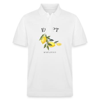 Ägypten - Afrika - Kairo - Souvenir - Geschenk - Stanley/Stella Unisex Bio-Poloshirt PREPSTER - Weiß - Vorne - Roxy (174cm) & Andy (188cm)