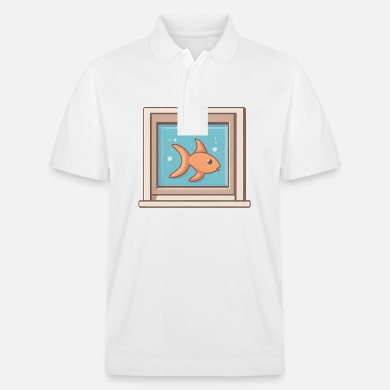 AquaFrame - Stanley/Stella Unisex Bio-Poloshirt PREPSTER - Weiß