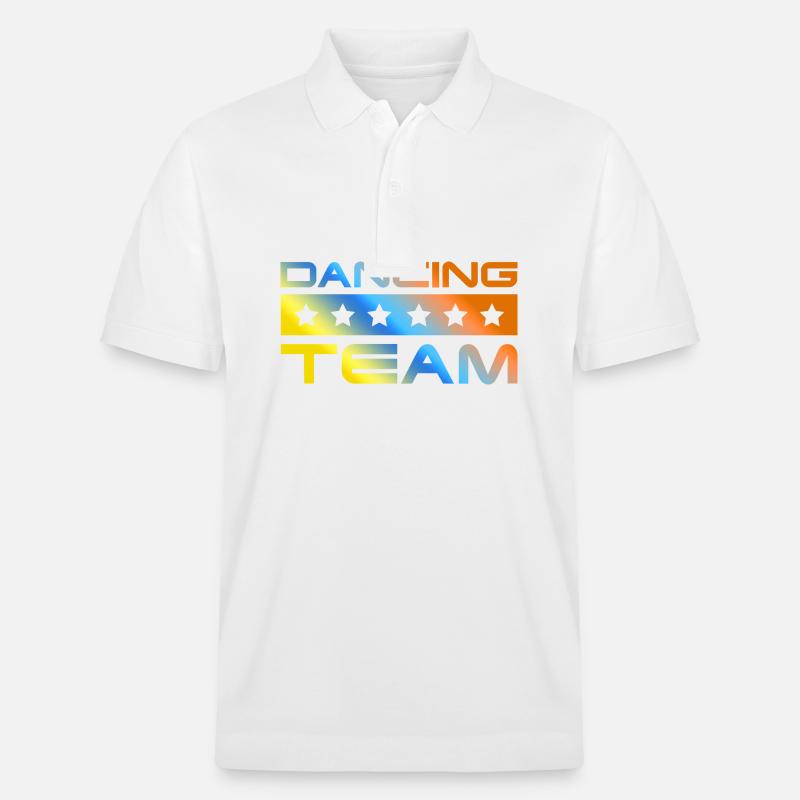 Dancing Crew Bunt - Stanley/Stella Unisex Bio-Poloshirt PREPSTER - Weiß