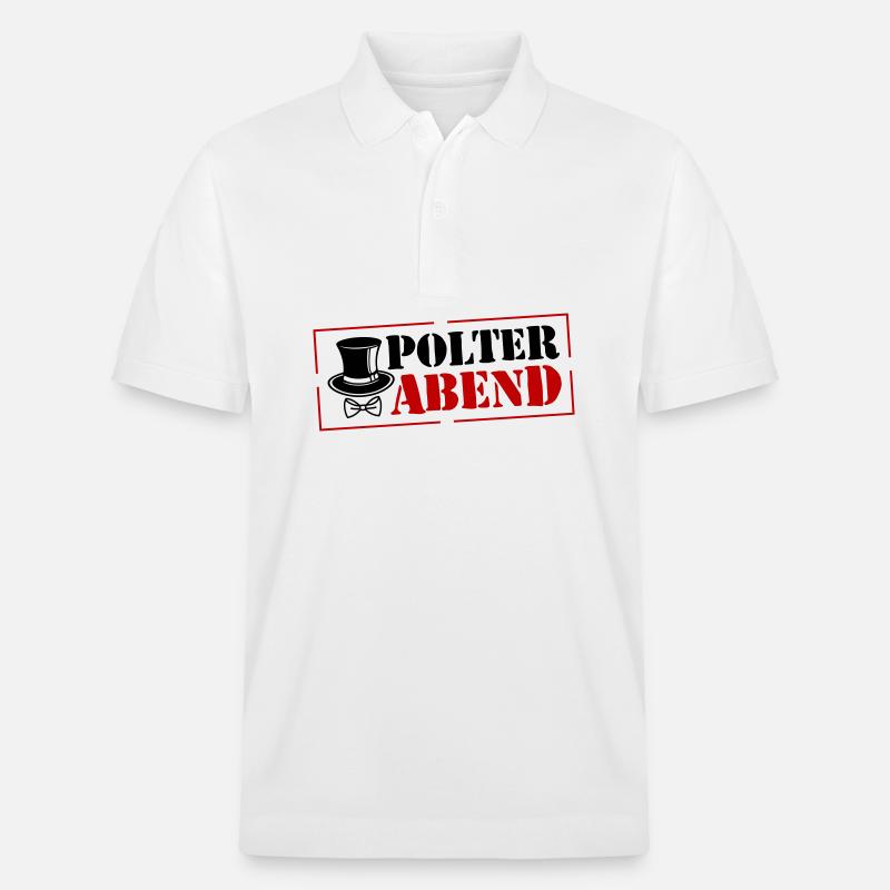 Polterabend Hochzeit Junggeselle - Stanley/Stella Unisex Bio-Poloshirt PREPSTER - Weiß