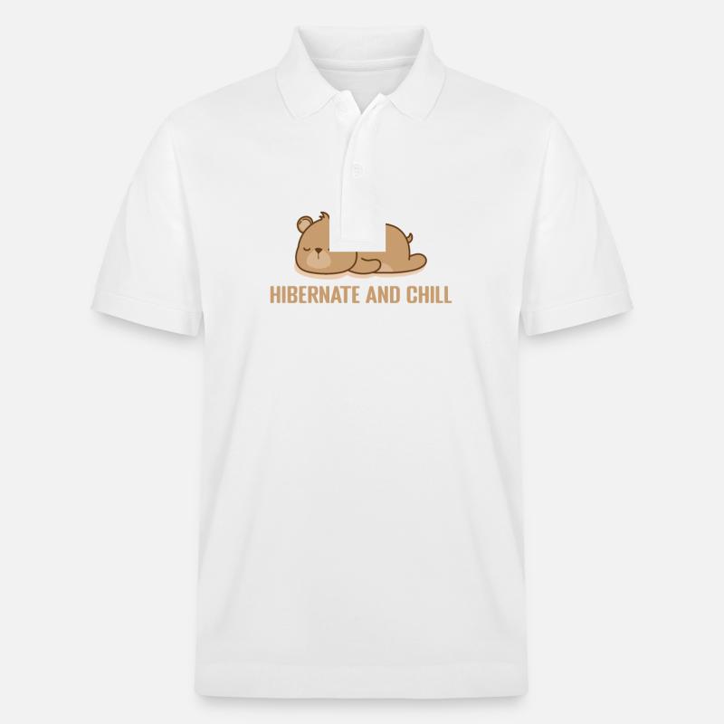 pyjamas hiberner et chill - Polo PREPSTER bio Stanley/Stella Unisexe - blanc