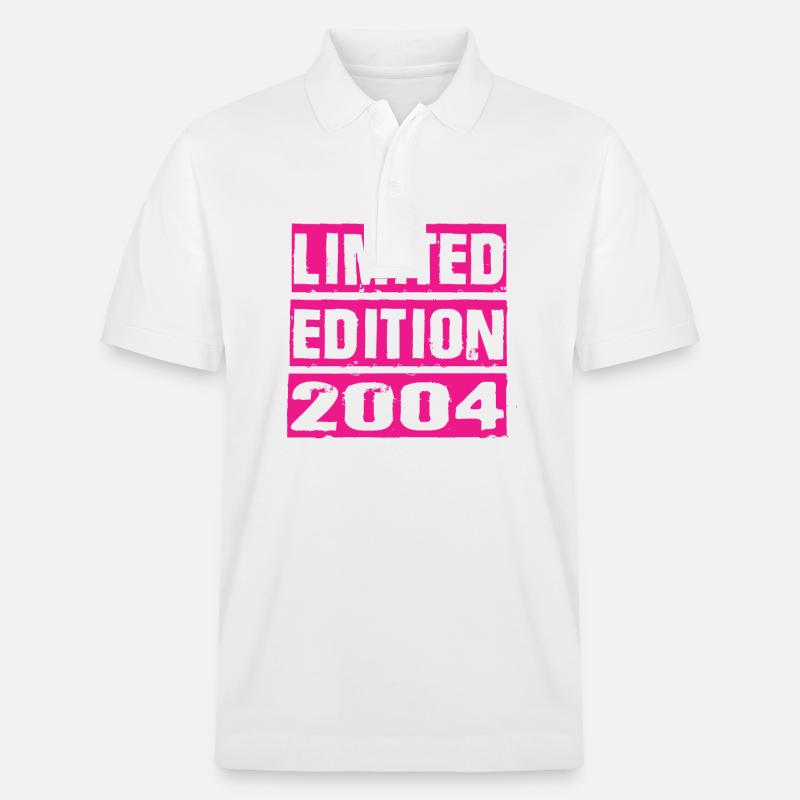 Limited Edition 2004 - Stanley/Stella Unisex Bio-Poloshirt PREPSTER - Weiß