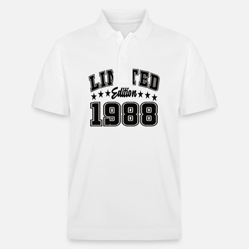 Édition limitée 1988 - Polo PREPSTER bio Stanley/Stella Unisexe - blanc
