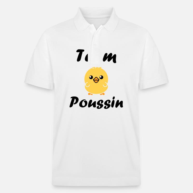 Team poussin - Polo PREPSTER bio Stanley/Stella Unisexe - blanc